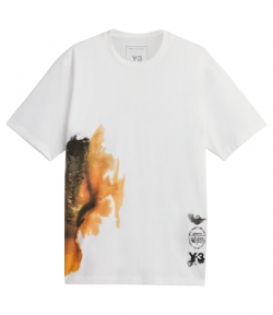 White Gfx Ss Tee