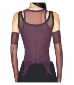Burgundy Layered Garter Tank Top