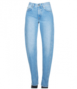 Straight Blue Denim Jeans