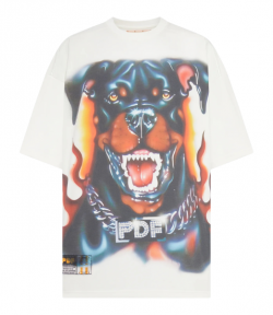 The Boy White Dog T-Shirt