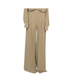 Khaki Mens Pleat Pants