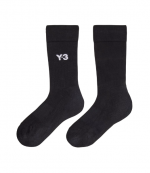 Black Y-3 Cl Sock Crew