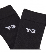 Black Y-3 Cl Sock Crew