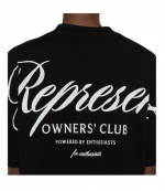 Black Represent Owners Club Script T-Shirt