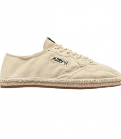 Ivory Espadrillas Low Man Canvas/Canvas