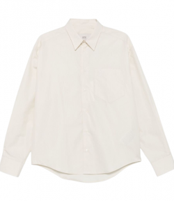 Ivory Chemise Boxy Embossed Adc Boxy Shirt