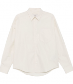 Ivory Chemise Boxy Embossed Adc Boxy Shirt