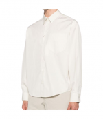 Ivory Chemise Boxy Embossed Adc Boxy Shirt