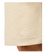 Ivory Curly Fleece Shorts