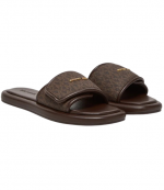 Brown Suki Flat Slide