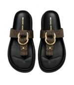 Black/Brown Jaden Thong