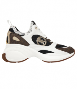 Brown Multi Zuma Knit Trainer
