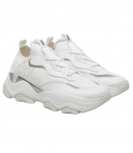 Bright White Atlas Knit Trainer