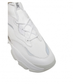 Bright White Atlas Knit Trainer