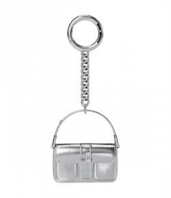 Silver Key Metal Charm