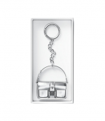 Silver Key Metal Charm