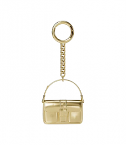 Pale Gold Key Metal Charm
