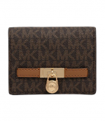 Brown Hamilton Moderne Sm Compact Wallet