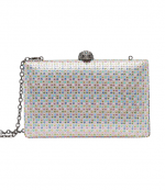 Bone/Comb Crystal Kensington Clutch