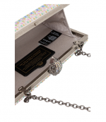 Bone/Comb Crystal Kensington Clutch
