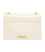 Bone Croc Print/Leather Md Kensington Gems Bag