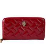 Red Patent/Leather Kensington Zip Around W