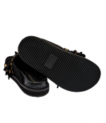 Black Suede Mayfair Fringe Mule
