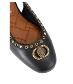 Black Leather Chelsea Ballet Sling