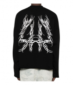 Black/White Y2K Crewneck
