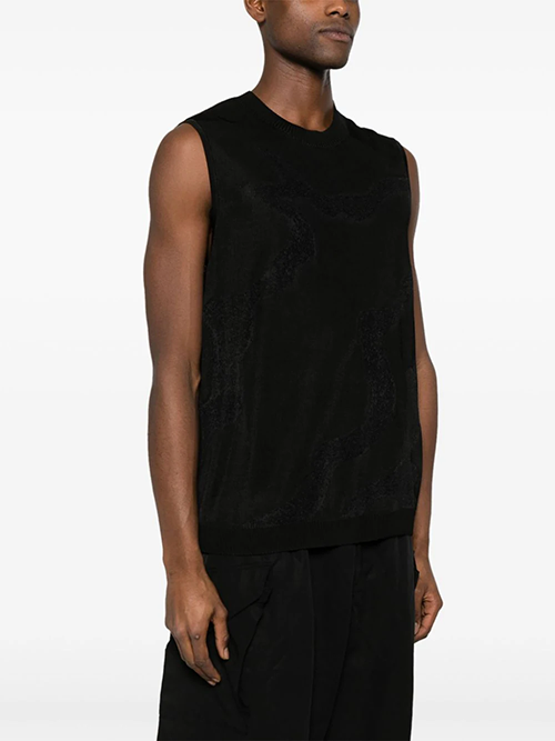 Black Knit Vest