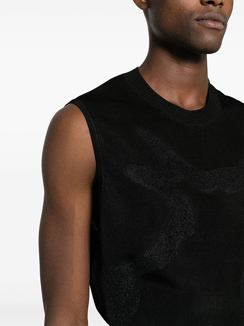 Black Knit Vest