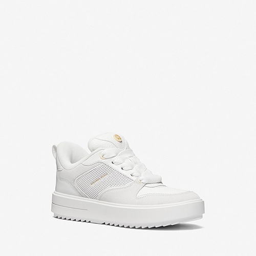Rumi Optic White Lace Up Sneakers