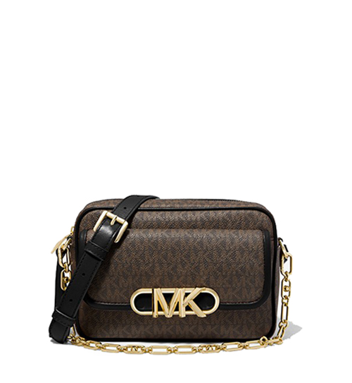 Brown Black Parker Crossbody Bag