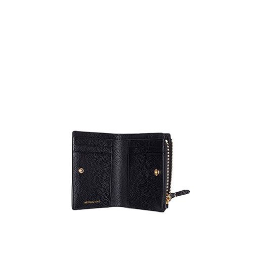 Jet Set Black Small Wallet
