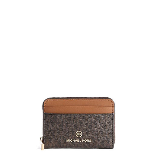 Small Coin Card Case Brown