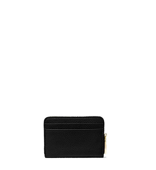 Jet Set Charm Black Small Wallet