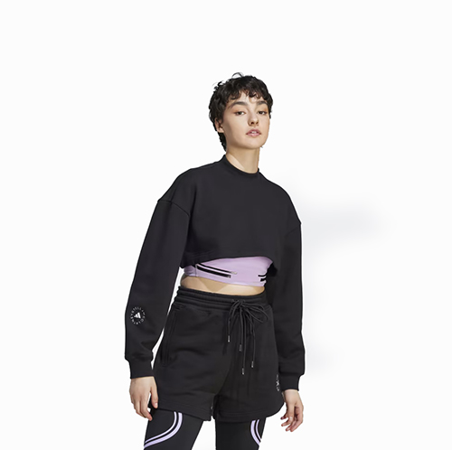 Adidas x Stella McCartney Crewneck Crop Sweatshirt
