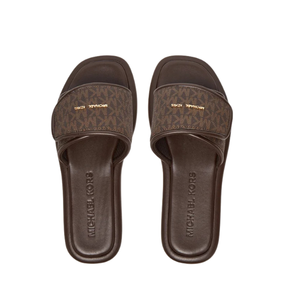 Brown Suki Flat Slide