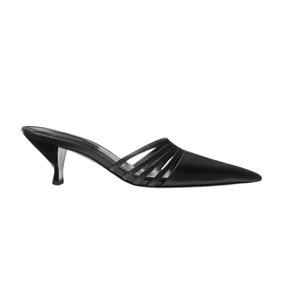 Black Haisley Mule Pump
