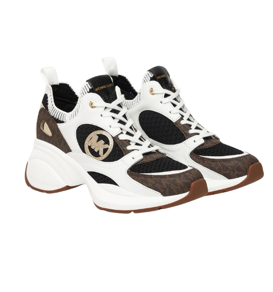 Brown Multi Zuma Knit Trainer