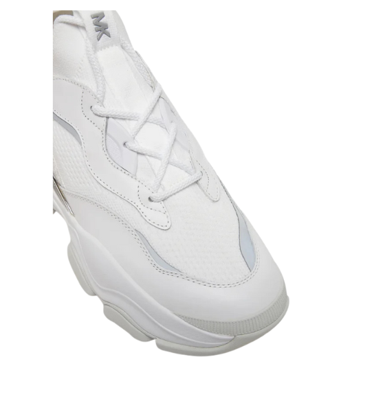 Bright White Atlas Knit Trainer