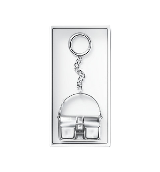 Silver Key Metal Charm
