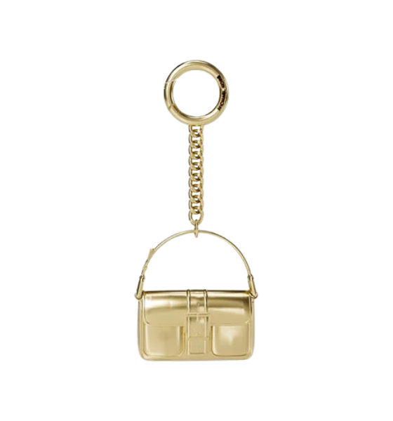 Pale Gold Key Metal Charm