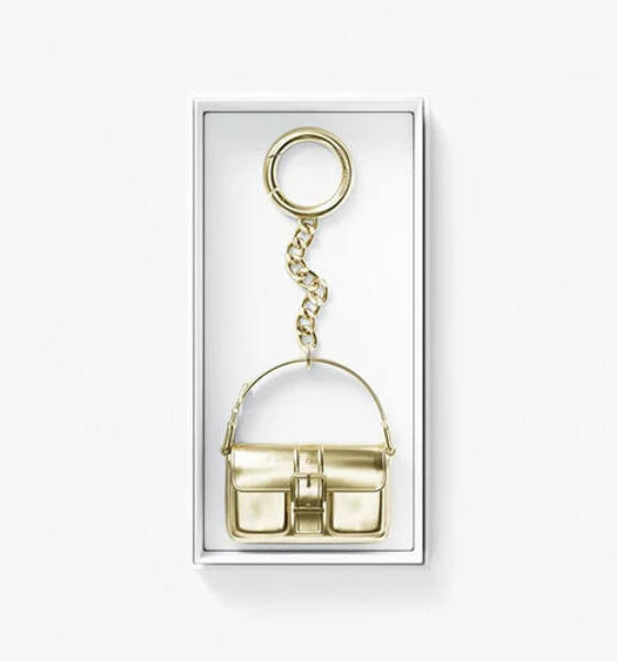 Pale Gold Key Metal Charm