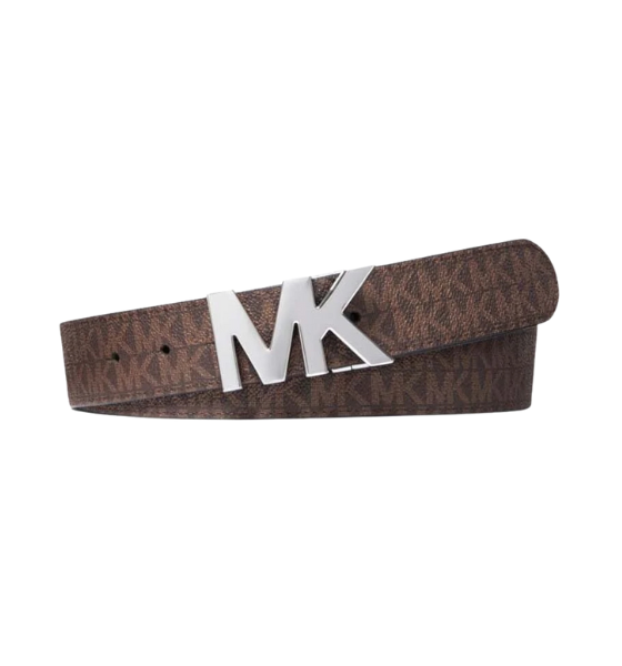 Reversible Logo Brown Buckle Belt
