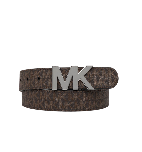 Reversible Logo Brown Buckle Belt