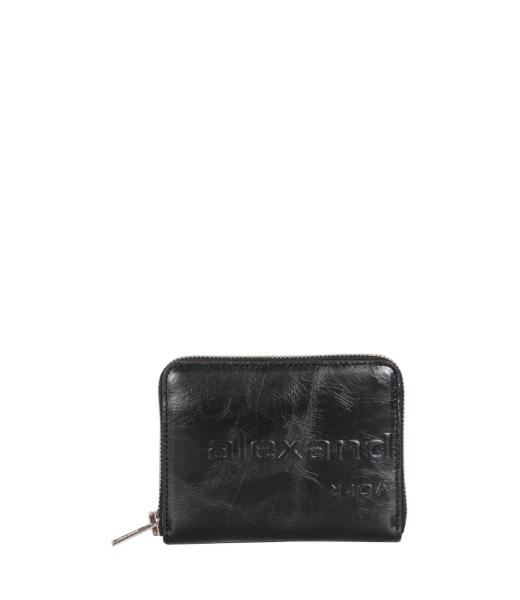 Black Punch Compact Wallet