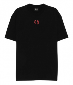 Black/Red Drip Tee