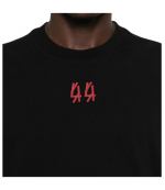 Black/Red Drip Tee