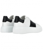White/Black H-Stripes Allacciato Banda